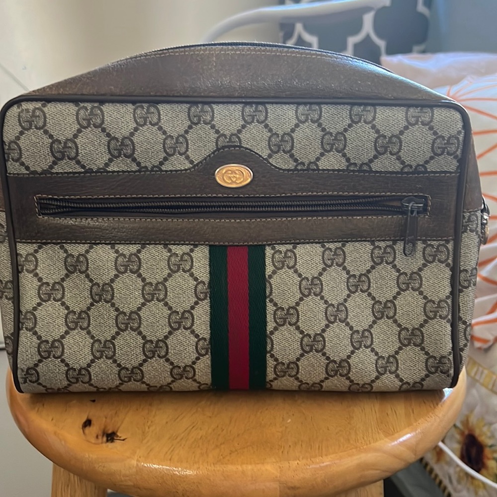 Gucci sherry GG pattern clutch